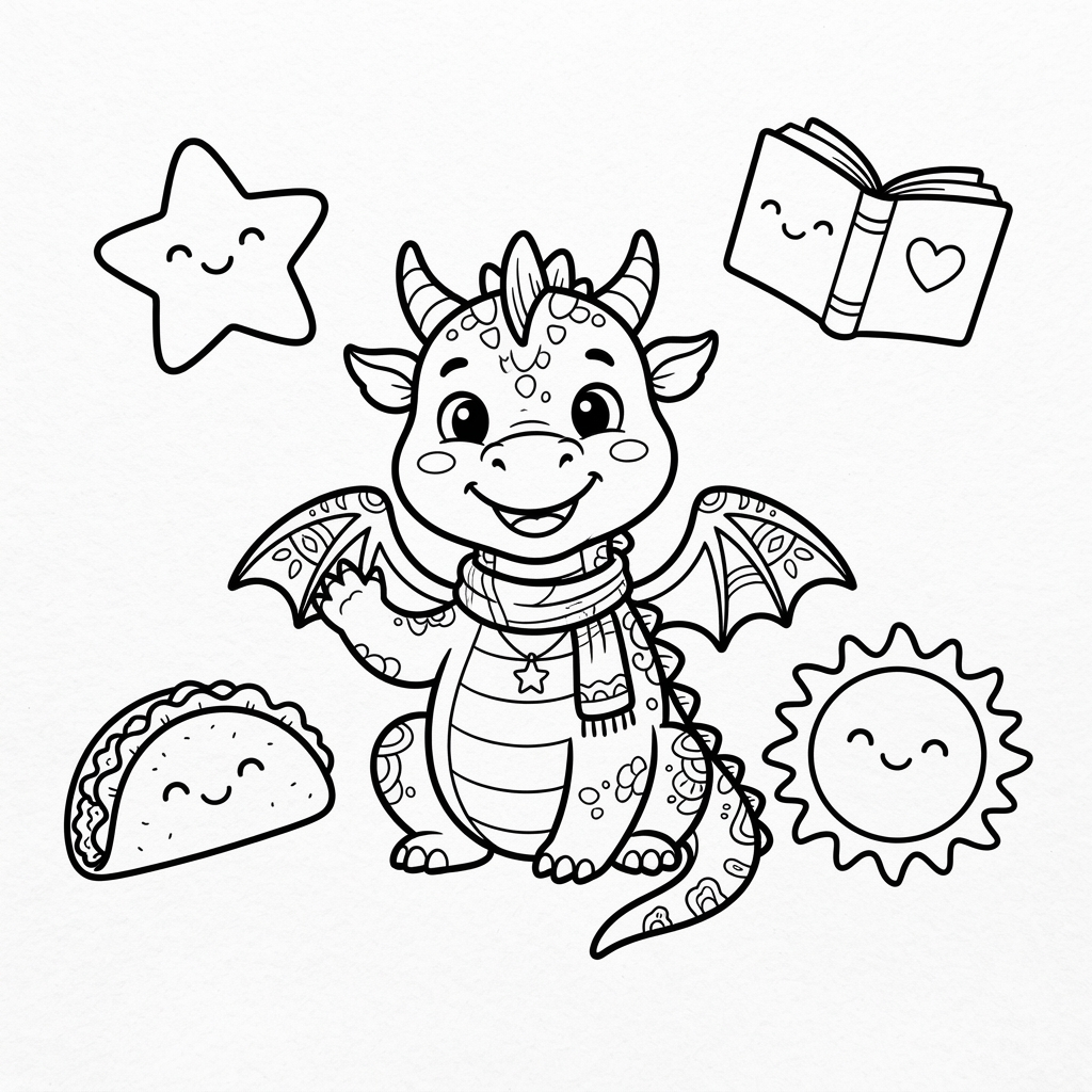 Preview of All About Atlas Coloring Page