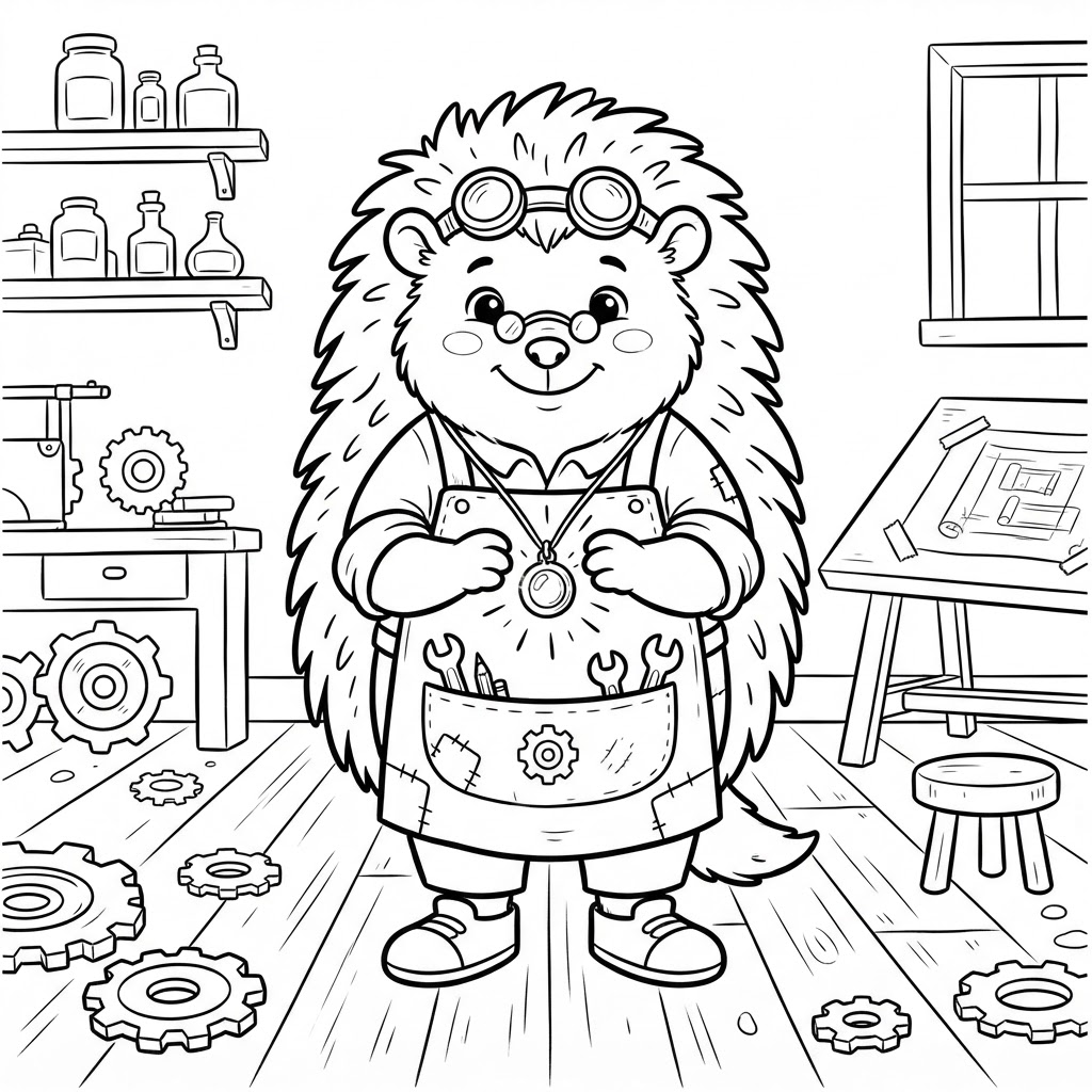 Preview of Dr. Thistle Coloring Page