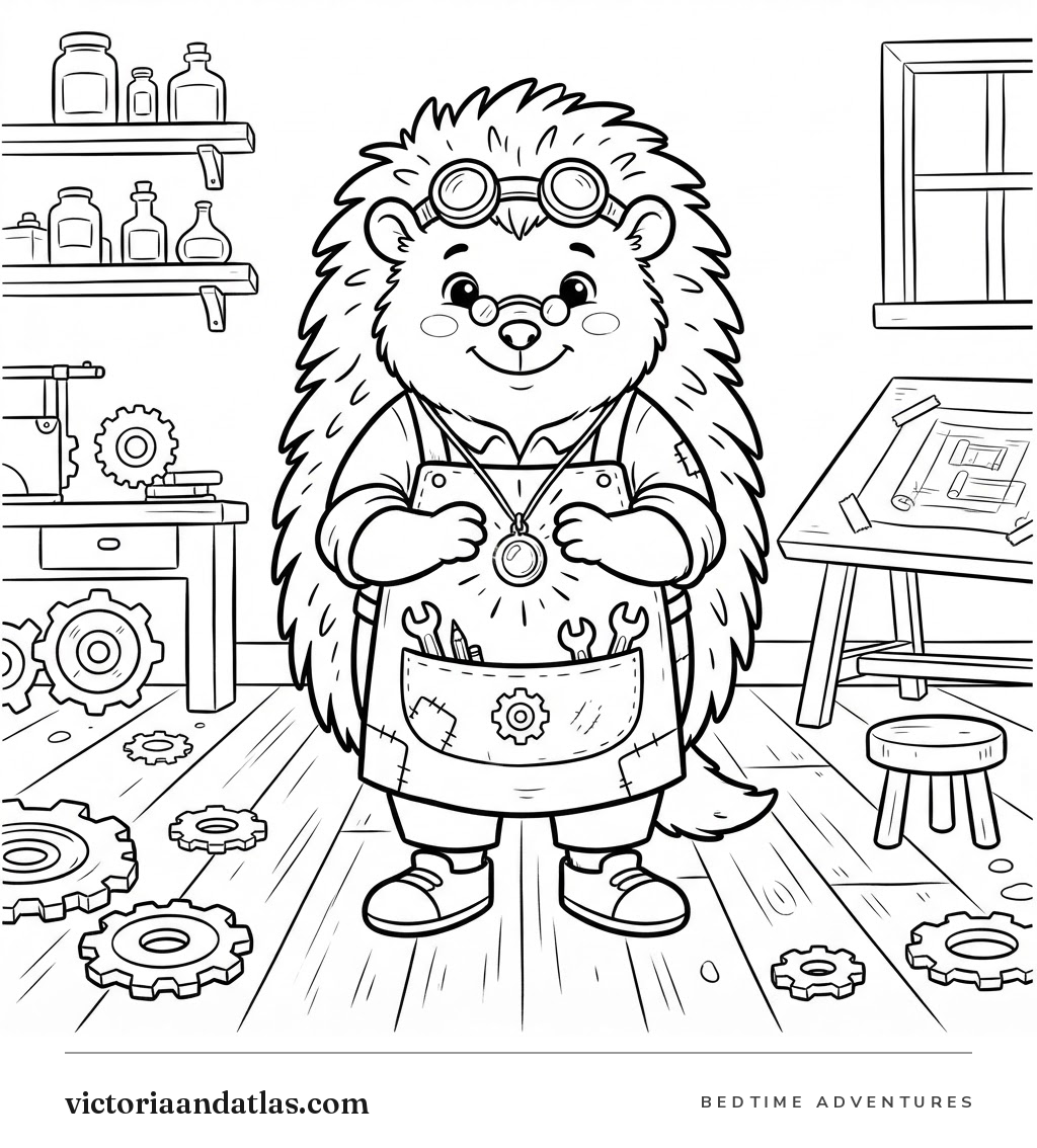 Preview of Dr. Thistle Coloring Page