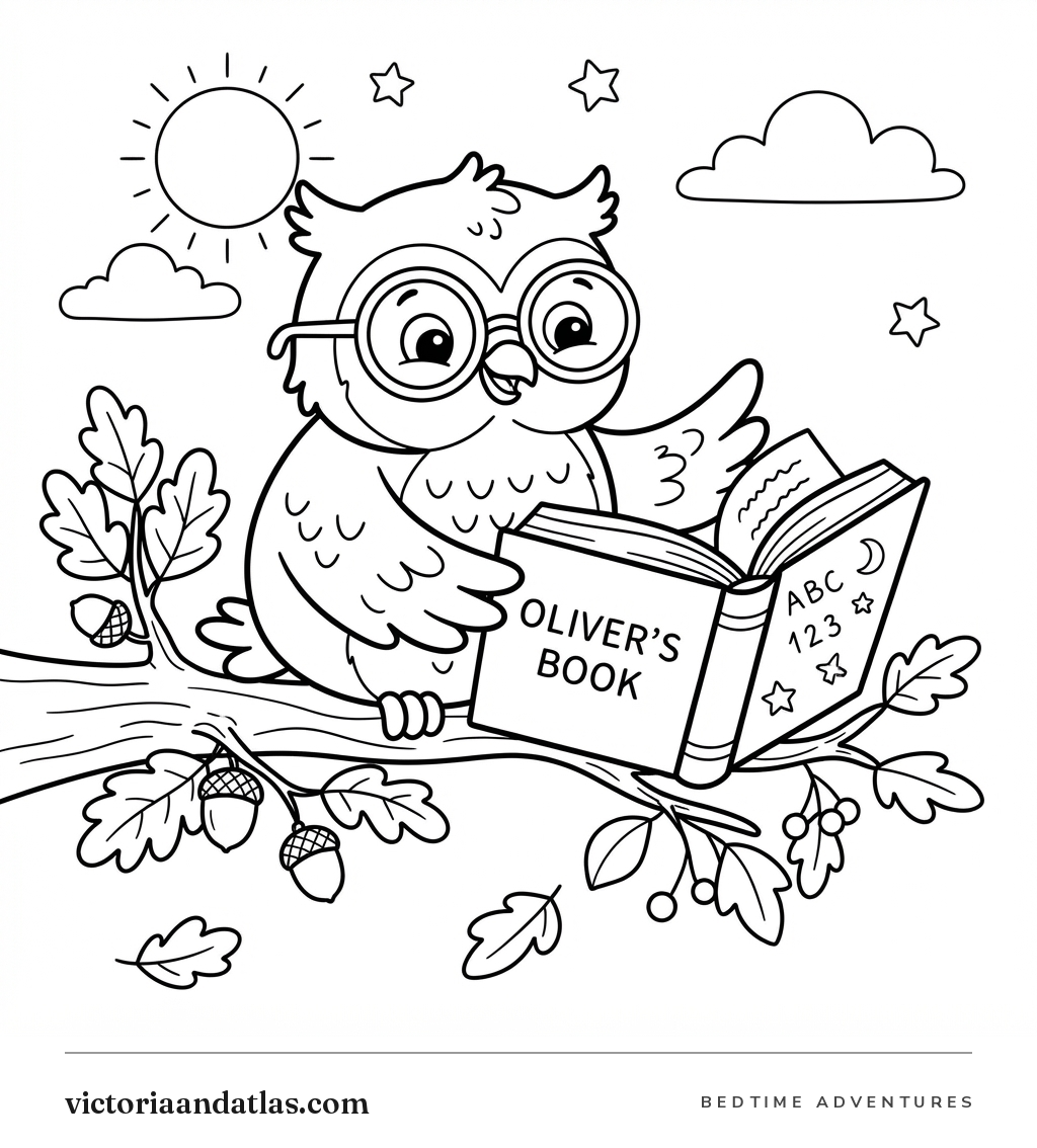 Preview of Oliver Coloring Page