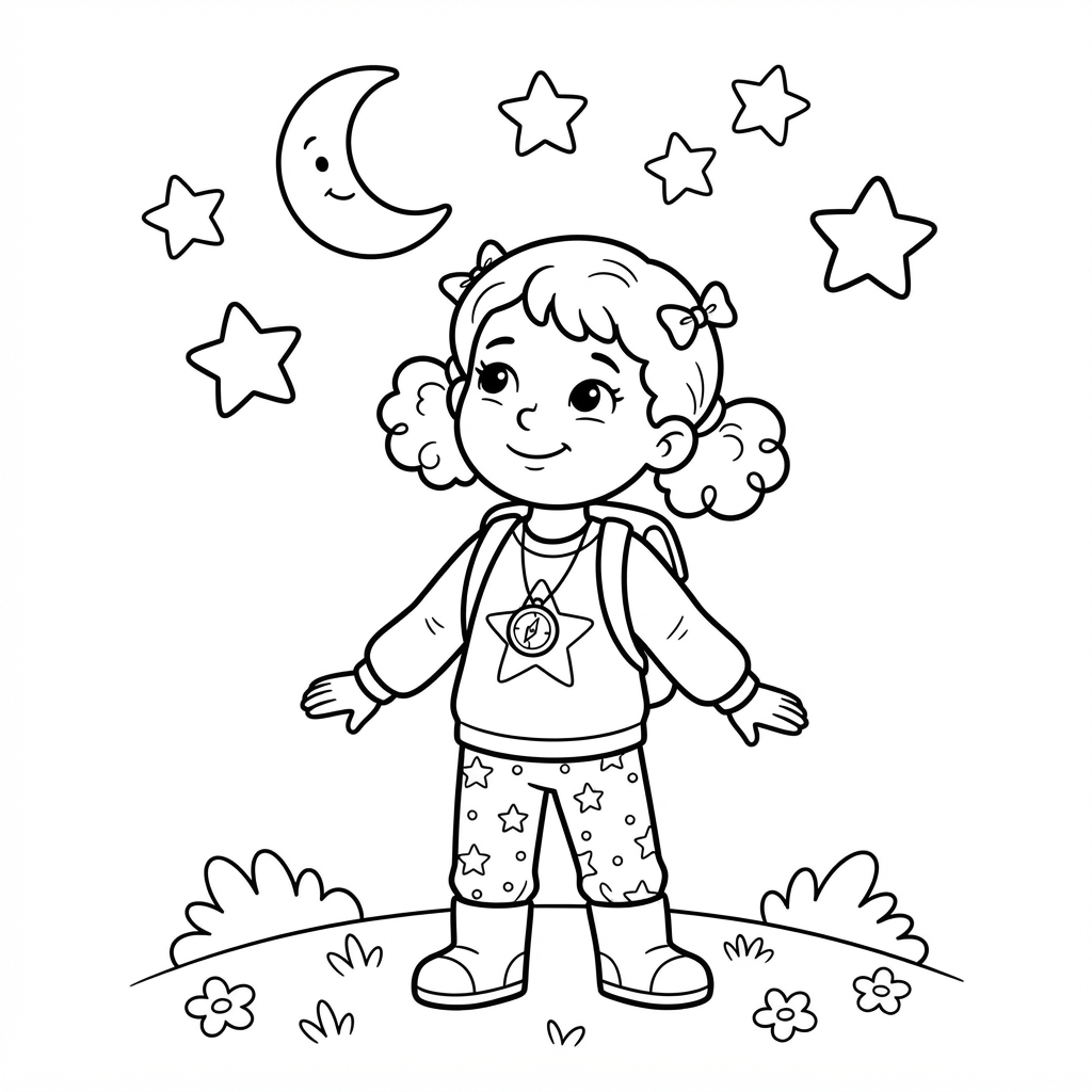 Preview of Victoria Coloring Page