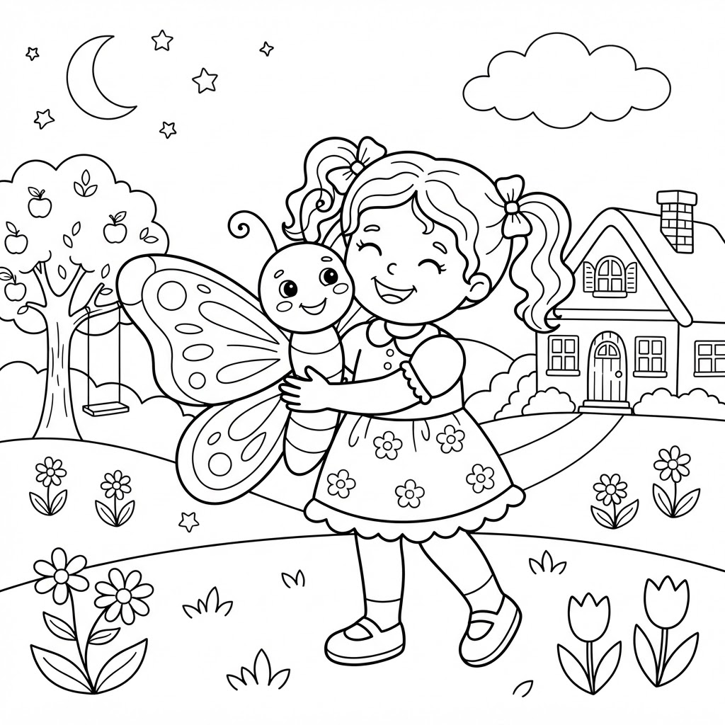 Preview of Violet Coloring Page
