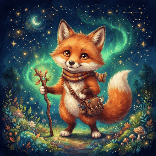 Portrait of Rusty, The Clever Explorer