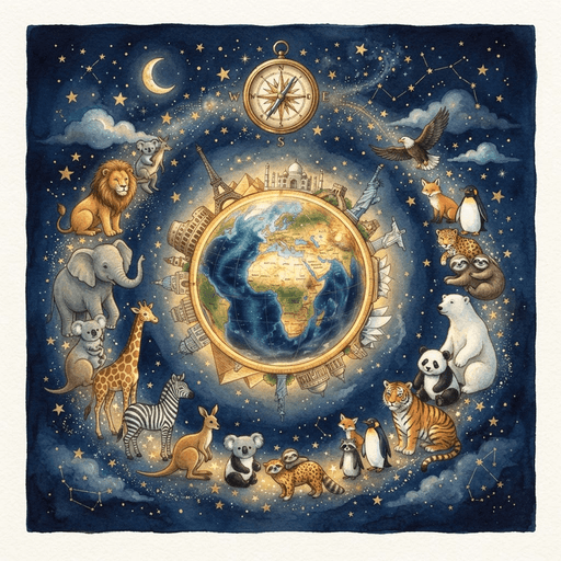 Explore the World collection art