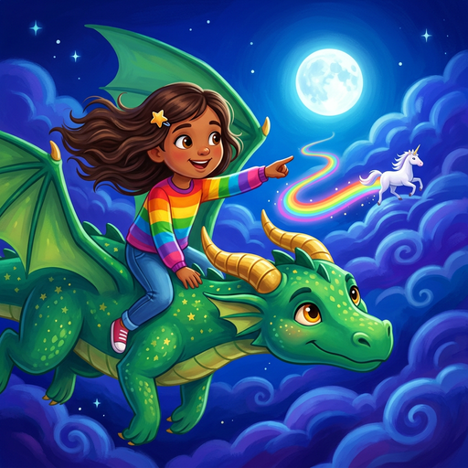 Cover art for The Missing Rainbow Unicorn