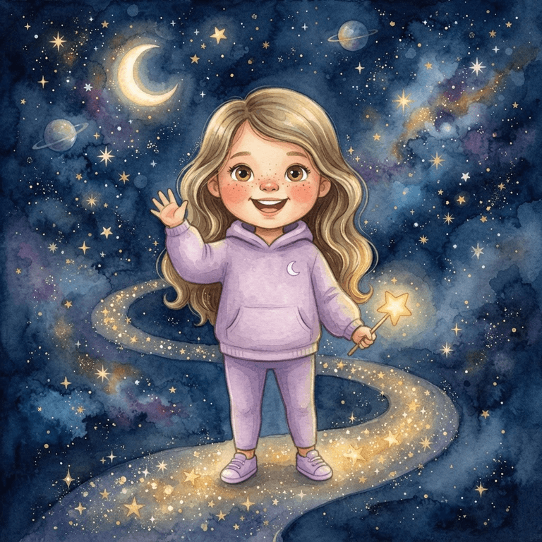Portrait of Violet, The Littlest Adventurer